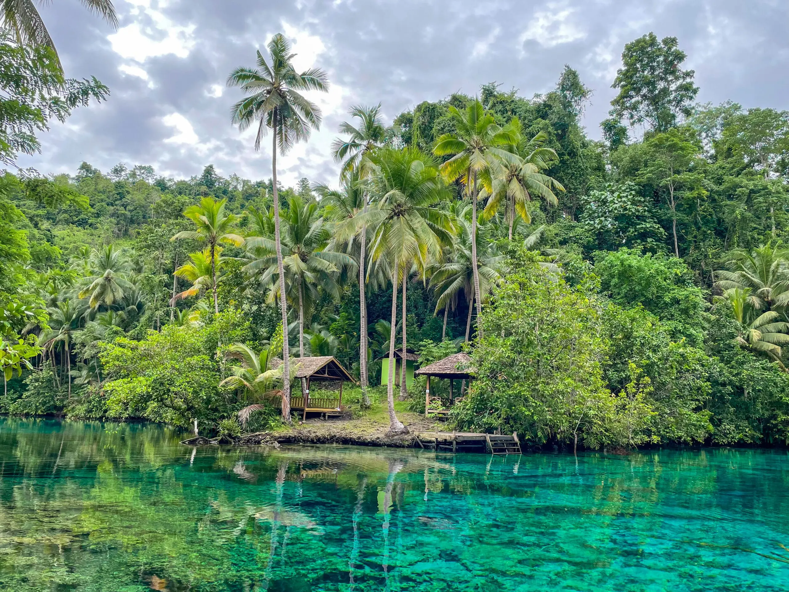 Beach with clear water